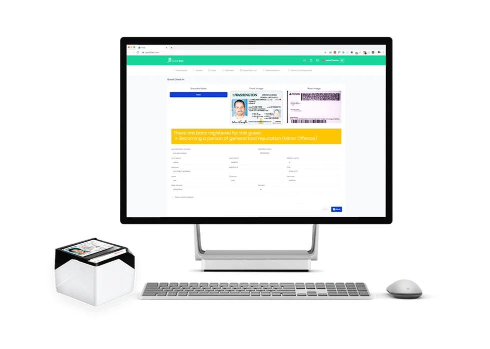 Guest Ban ID Scanning for Hotels