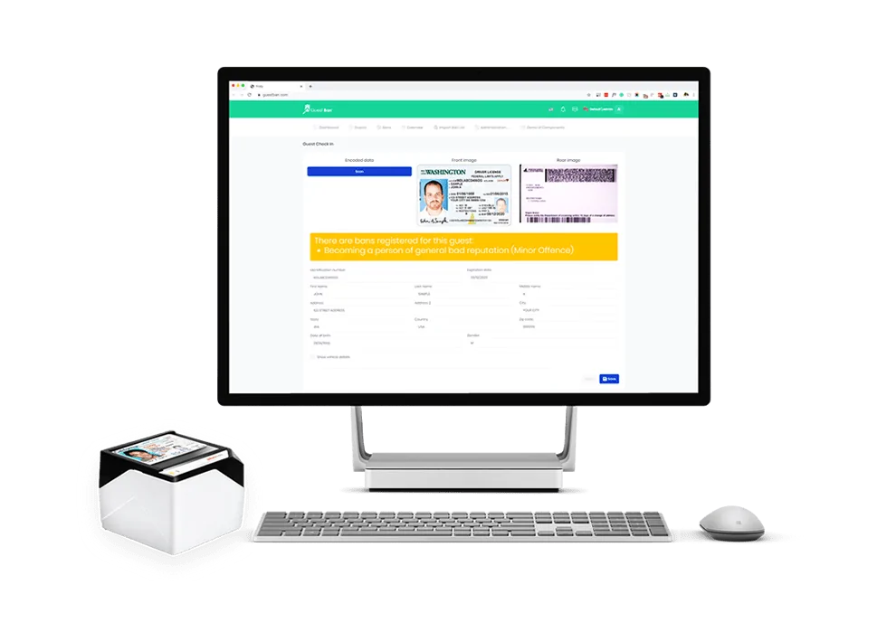 Guest Ban ID Scanning for Hotels